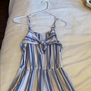 Blue and white romper!